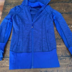 Women's Blue Zip-Up Hoodie